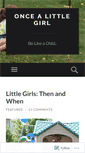 Mobile Screenshot of oncealittlegirl.com